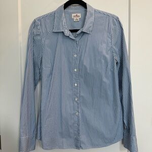 J.Crew blue stripe button down